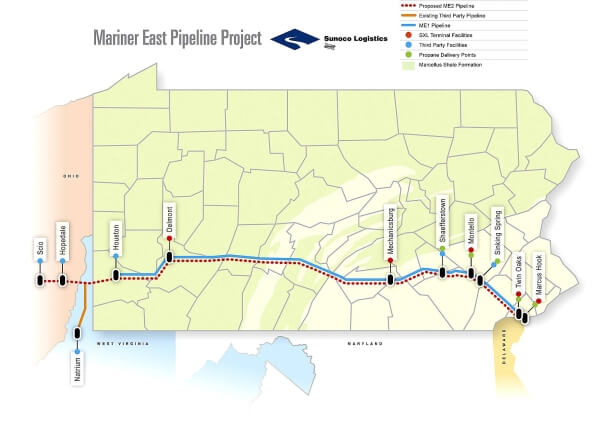 mariner east pipeline project